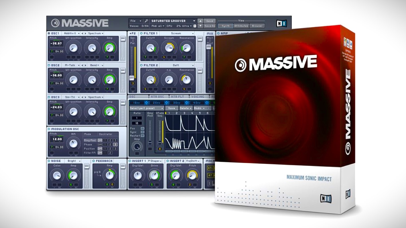 Native Instruments Massive |  Polyphonic  Synth (Full License)